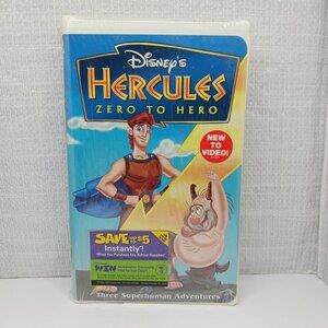 Walt Disney Home Video Hercules Zero To Hero 1999 VHS, SEALED, UNOPENED